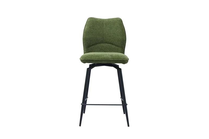 Chaise de comptoir Lara Pivotant Vert