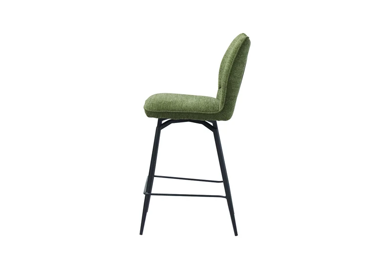 Chaise de comptoir Lara Pivotant Vert