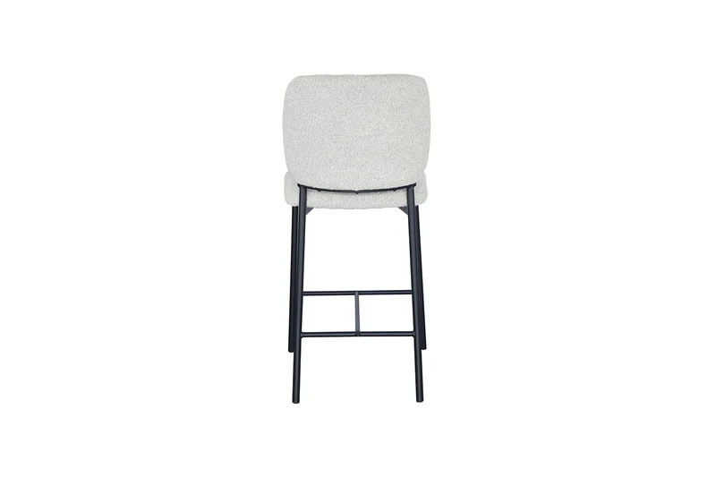 Chaise de comptoir Sophia Tissu Beige