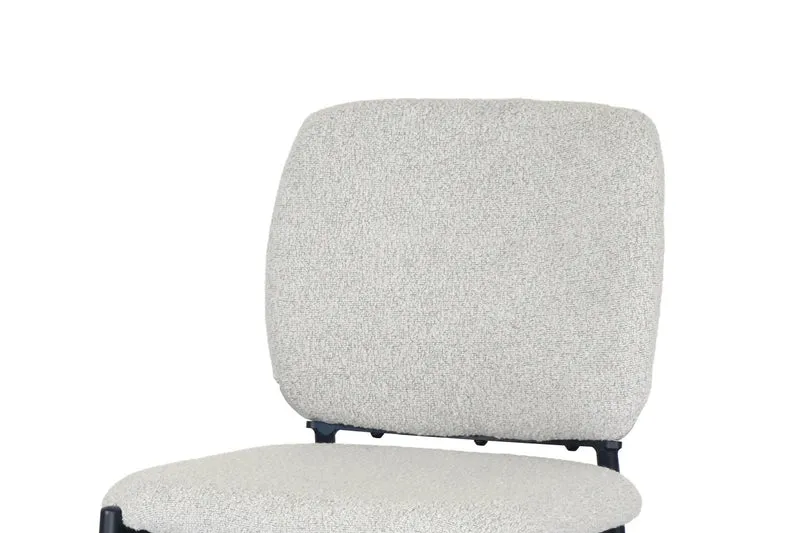 Chaise de comptoir Sophia Tissu Beige