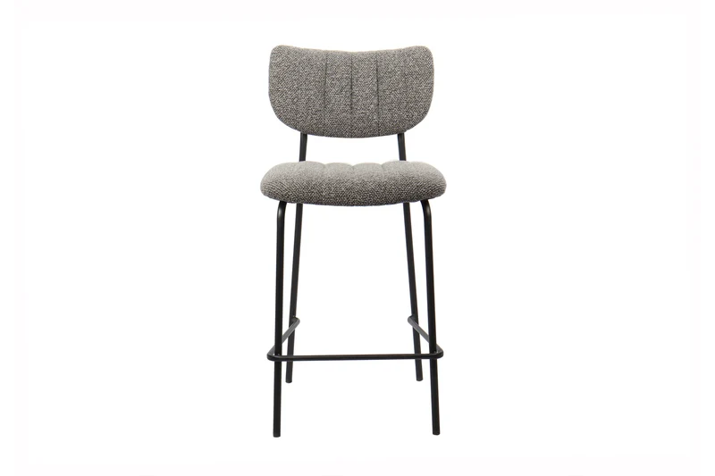 Chaise de comptoir Antura Tissu Gris foncé