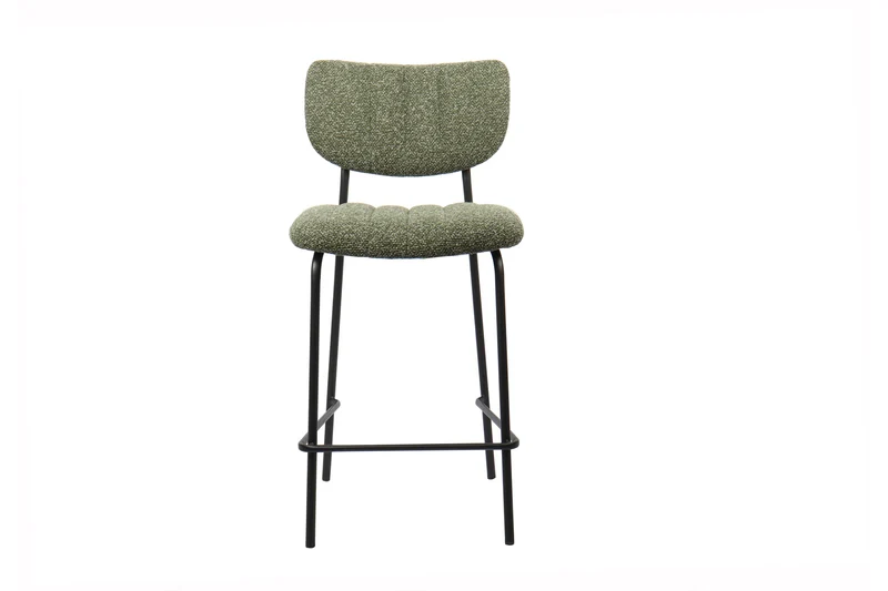 Chaise de comptoir Antura Tissu Vert