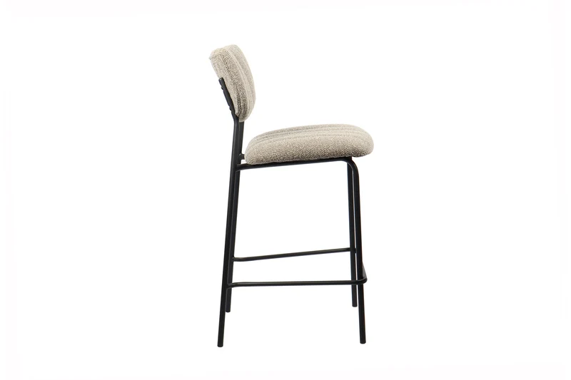 Chaise de comptoir Antura Tissu Brun