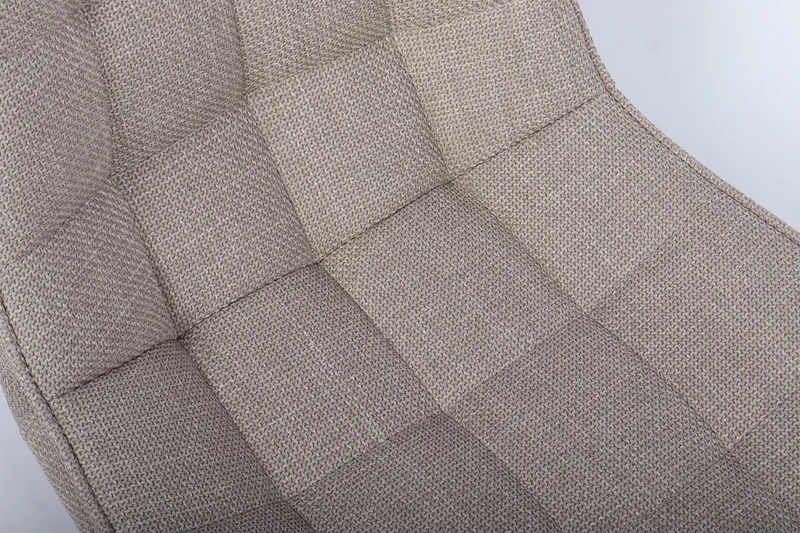 Chaise de comptoir Ariba Tissu Beige/Gris clair