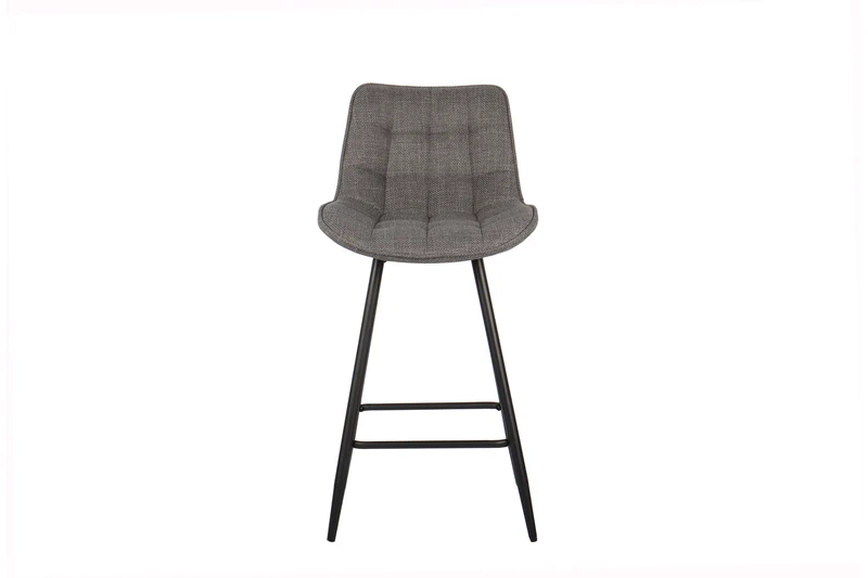 Chaise de comptoir Ariba Tissu Gris