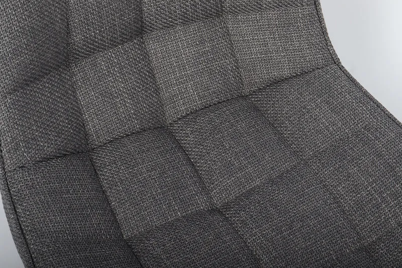 Chaise de comptoir Ariba Tissu Gris