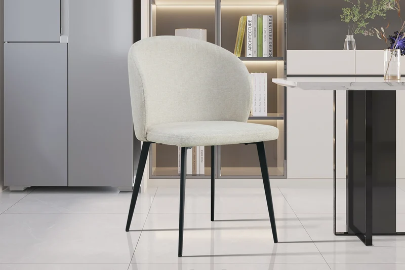 Lot de Chaises Toledo tissu Beige