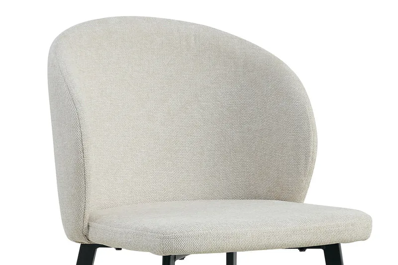 Lot de Chaises Toledo tissu Beige