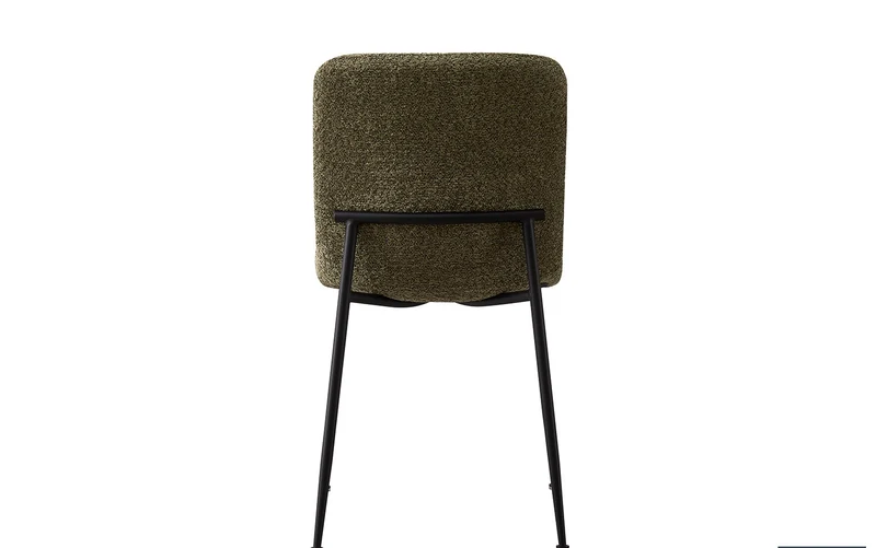 Lot de Chaises Alice laine bouclé Vert