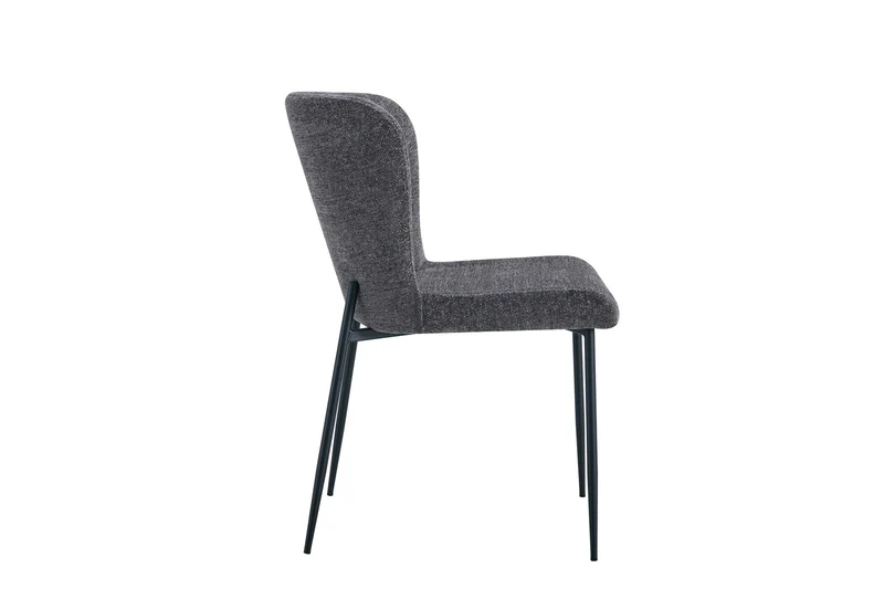 Lot de Chaises Lisa Tissu Marbella Gris foncé