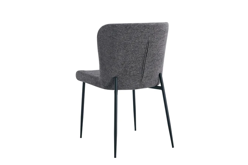 Lot de Chaises Lisa Tissu Marbella Gris foncé