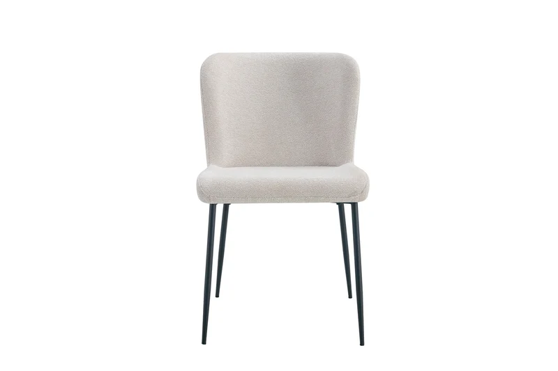 Lot de Chaises Lisa Tissu Marbella Creme