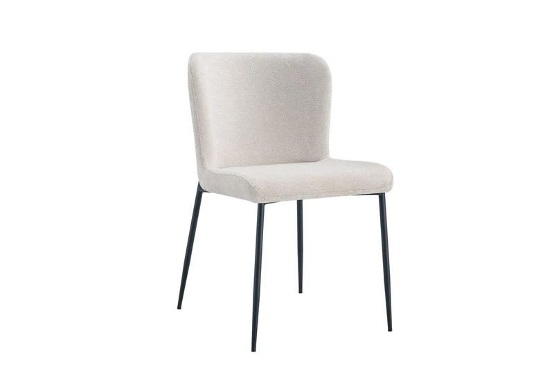 Lot de Chaises Lisa Tissu Marbella Creme
