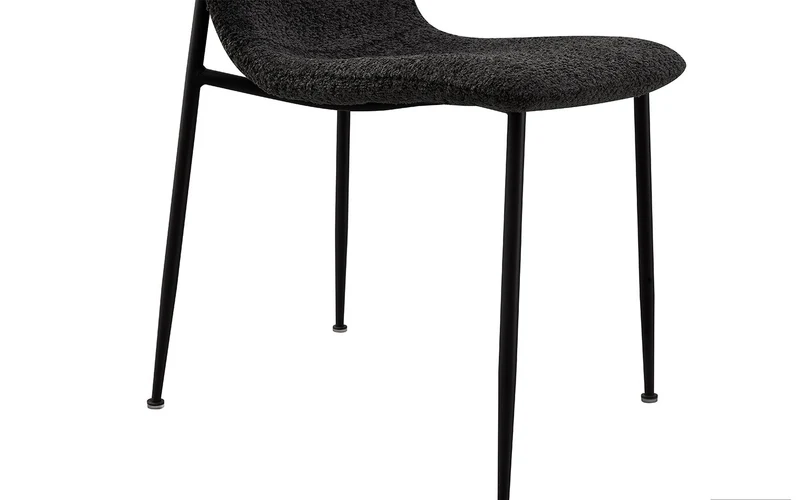 Lot de Chaises Alice laine bouclé gris
