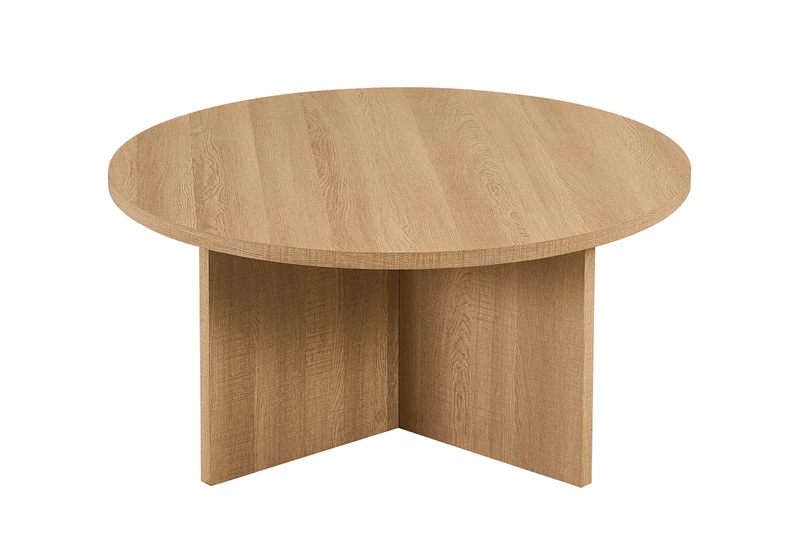Table basse Drasir Ronde Chêne naturel
