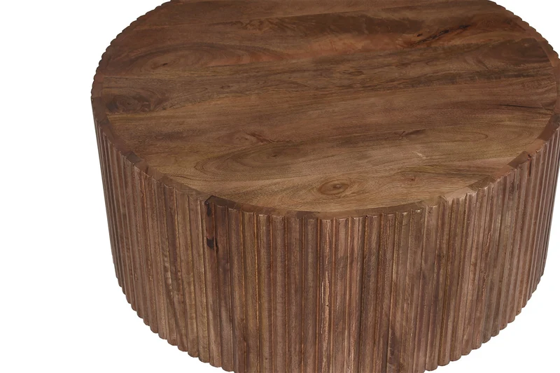 Table basse Ronde Victor bois de manguier