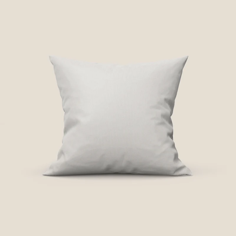 Aspen Coussin disponible en différentes couleurs en tissu élégant doux et détachable T17 blanc
