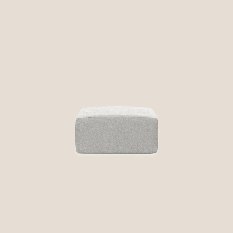 Nettuno pouf module en bouclette douce T07 gris
