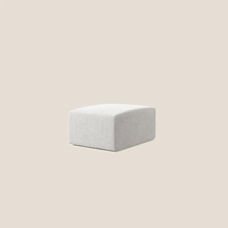 Nettuno pouf module en bouclette douce T07 gris