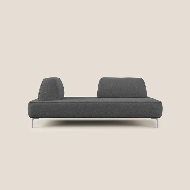 Newton Canapé modulable avec dossier amovibles T07 anthracite