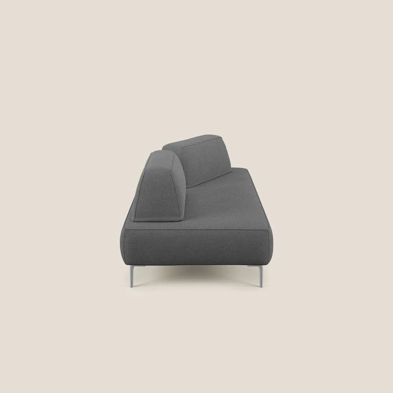 Newton Canapé modulable avec dossier amovibles T07 anthracite
