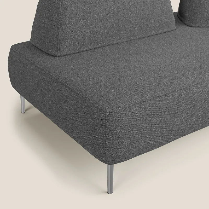 Newton Canapé modulable avec dossier amovibles T07 anthracite