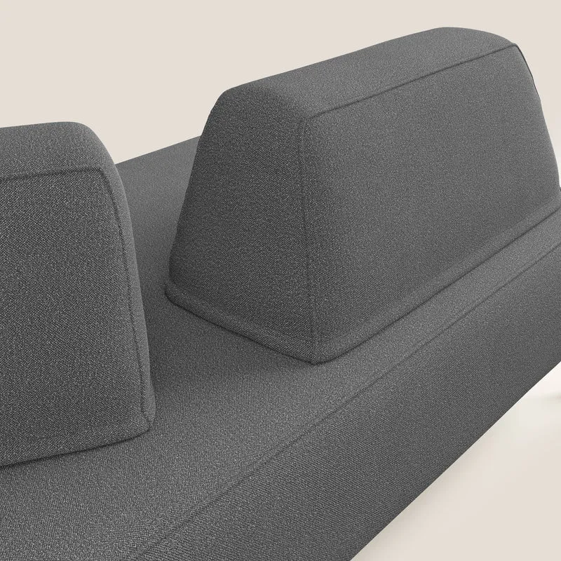 Newton Canapé modulable avec dossier amovibles T07 anthracite