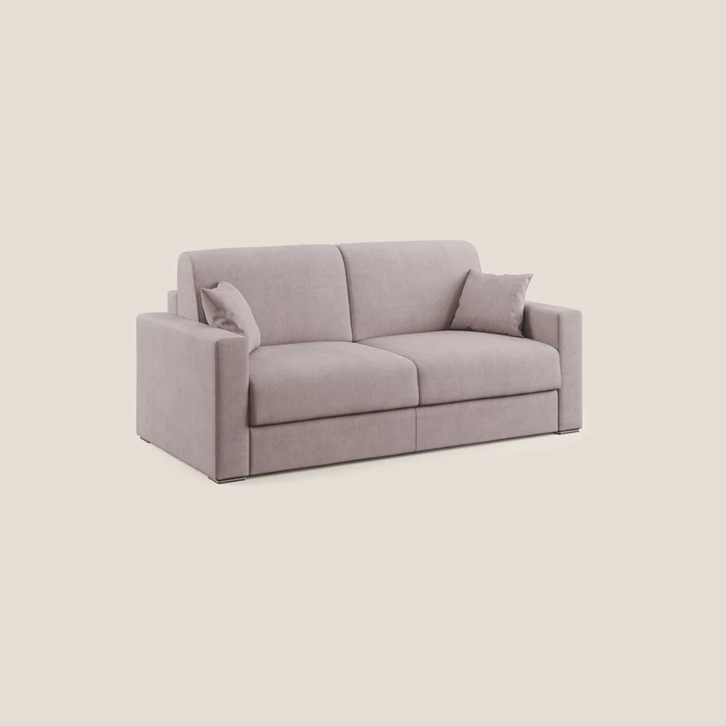 Best Canapé-lit double en tissu imperméable T02 rose