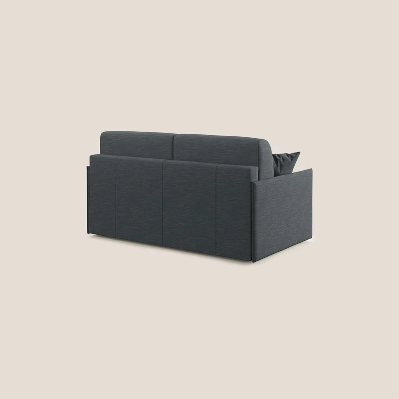 Evans canapé lit convertible en tissu recyclé anthracite