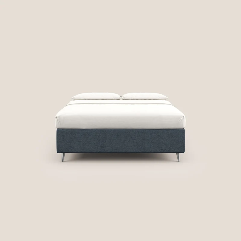 Febe sommier compact avec coffre de grande capacité en tissu imperméable T03 bleu