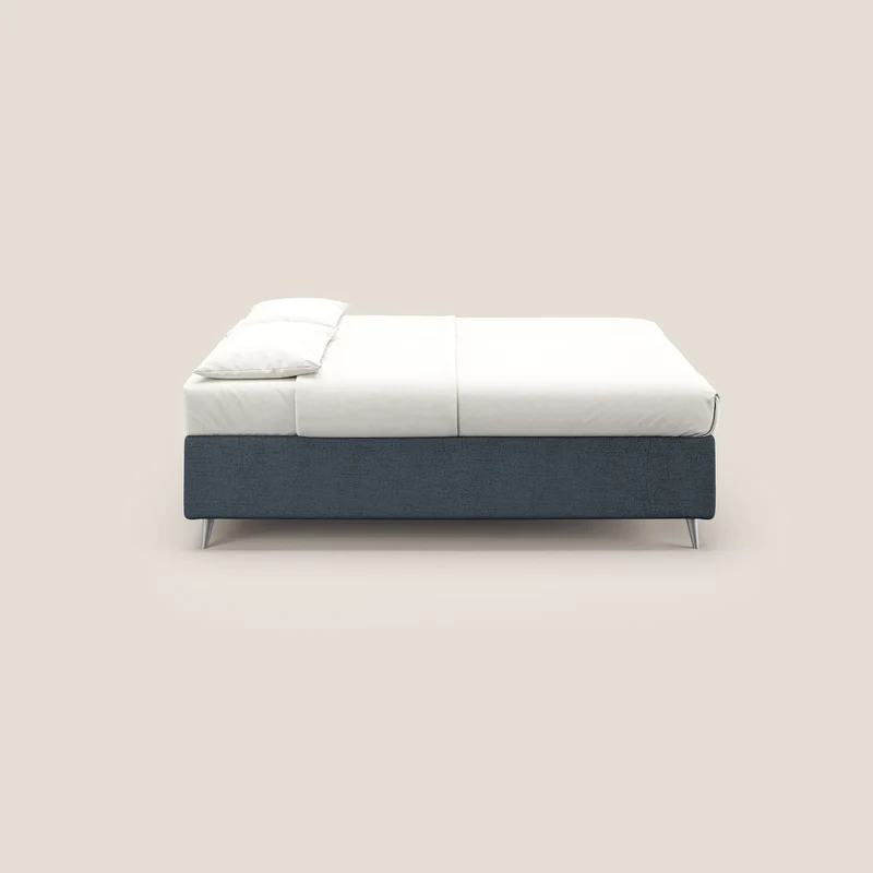 Febe sommier compact avec coffre de grande capacité en tissu imperméable T03 bleu
