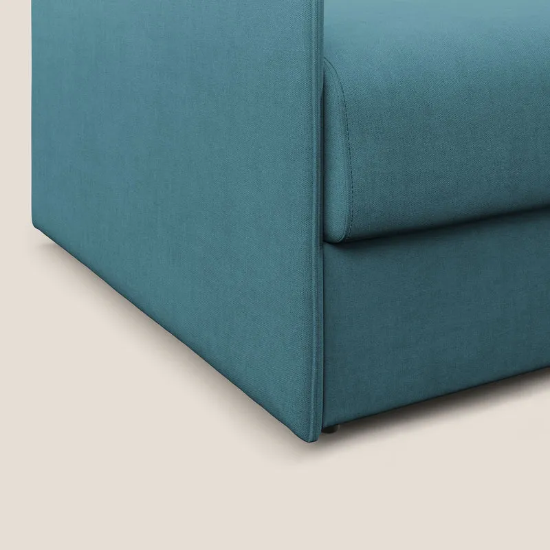 Evans fauteuil convertible en tissu imperméable T02 bleu ciel