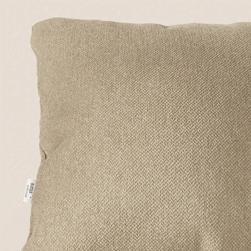 Sogno coussins carrés en tissu doux imperméable détachable T05 chameau