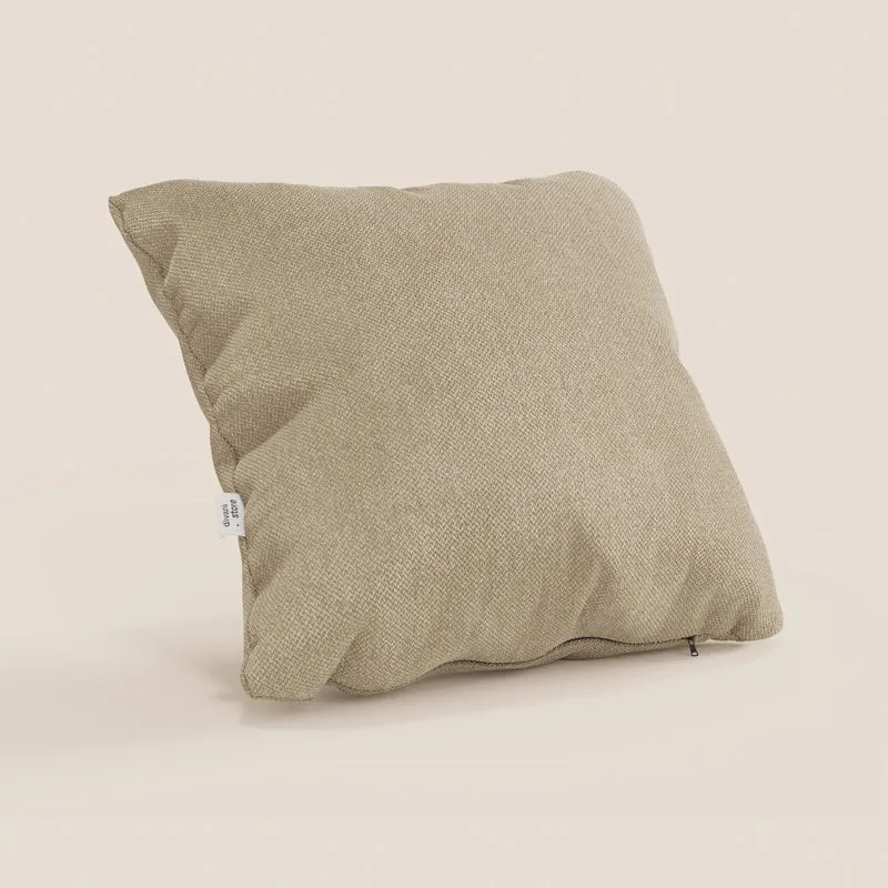 Sogno coussins carrés en tissu doux imperméable détachable T05 chameau
