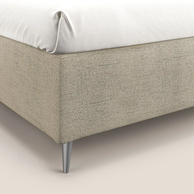 Febe sommier compact avec coffre de grande capacité en tissu imperméable T03 beige
