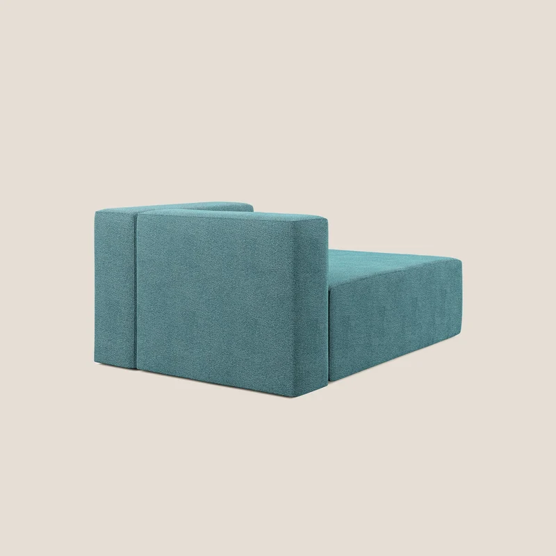 Nettuno module meridiénne en bouclette douce T07 bleu clair