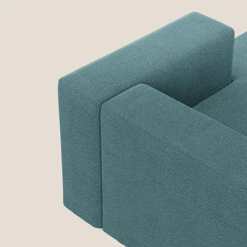 Nettuno module meridiénne en bouclette douce T07 bleu clair