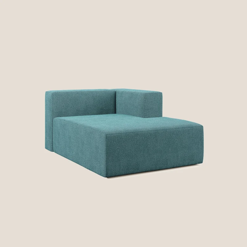 Nettuno module meridiénne en bouclette douce T07 bleu clair