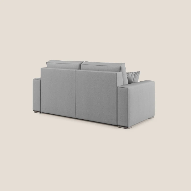 Dream canapé-lit convertible avec coussins doux en tissu détachable T05 gris