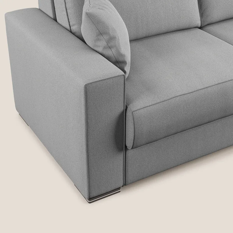 Dream canapé-lit convertible avec coussins doux en tissu détachable T05 gris