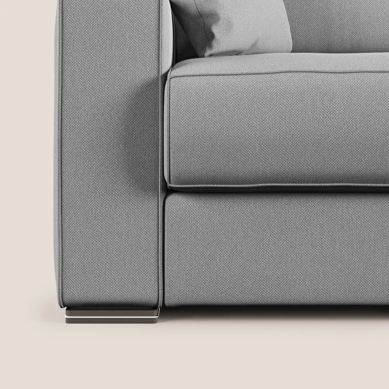 Dream canapé-lit convertible avec coussins doux en tissu détachable T05 gris