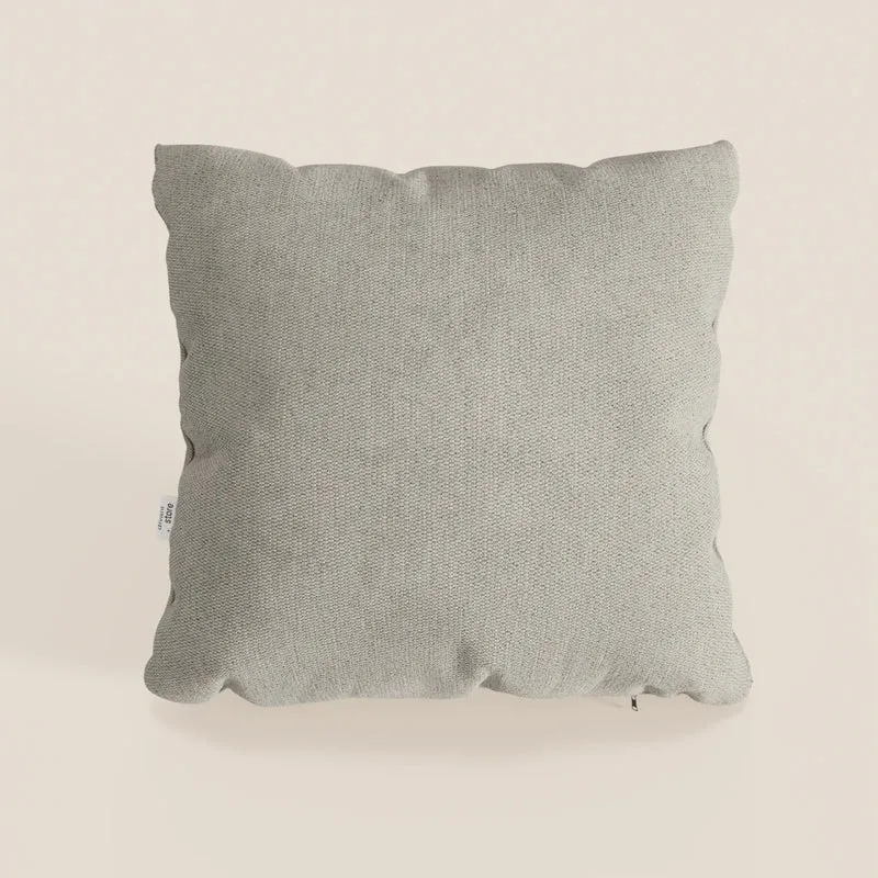 Coussin Miami disponible en plusieurs couleurs, fabriqué en tissu imperméable T14 taupe tortora doux