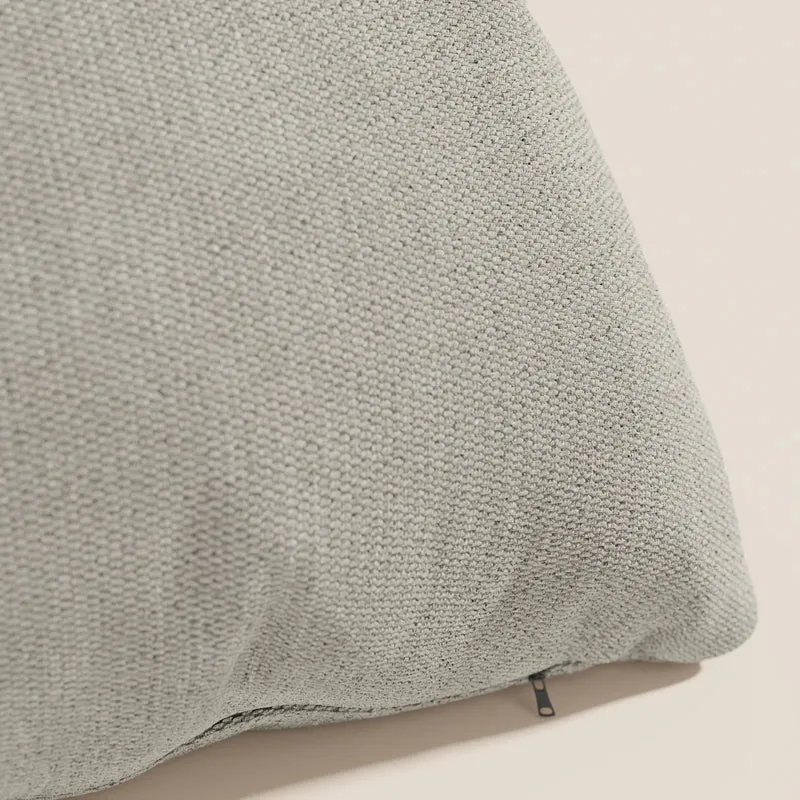 Coussin Miami disponible en plusieurs couleurs, fabriqué en tissu imperméable T14 taupe tortora doux