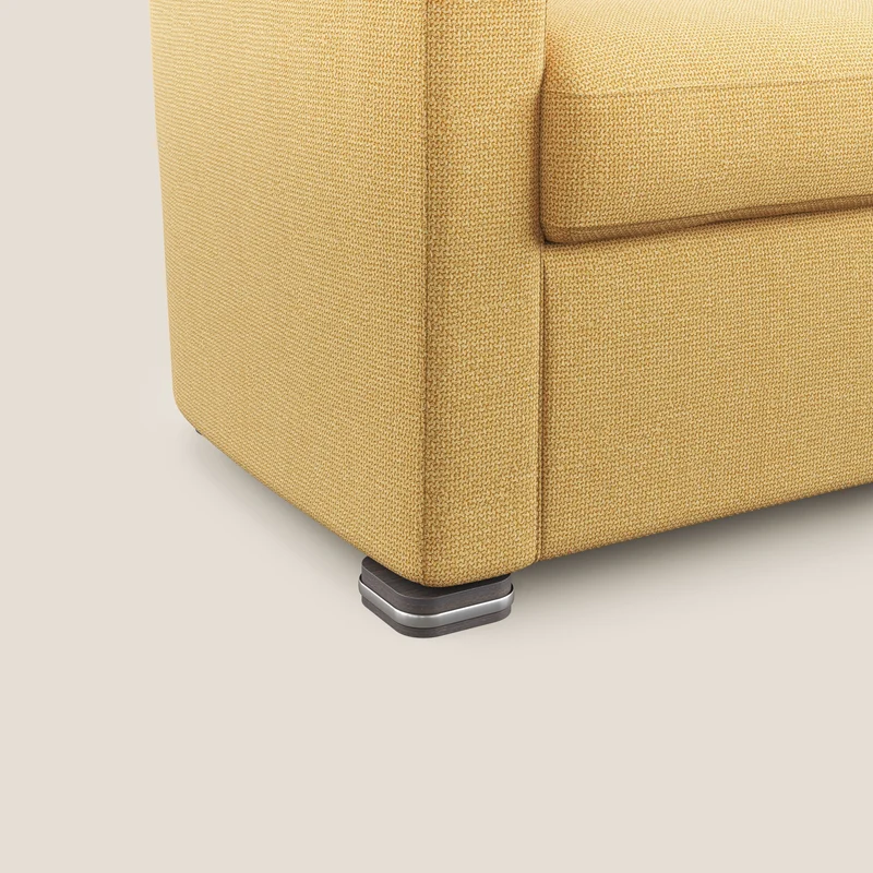 Cloe Fauteuil en tissu détachable à l'eau QuickClean T08 jaune