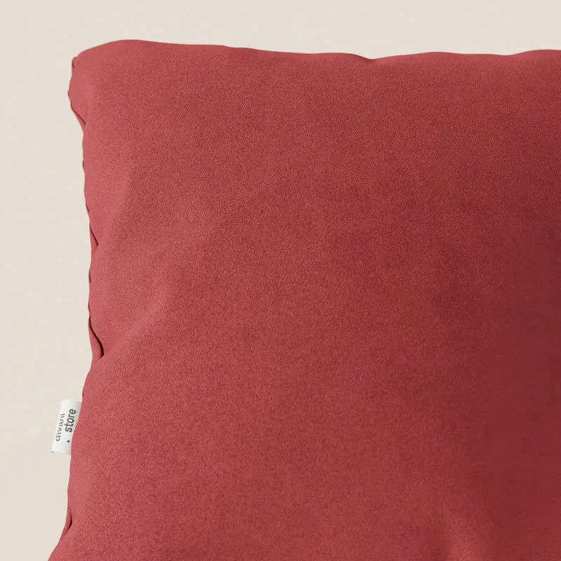 Coussin Jazz disponible en plusieurs couleurs, fabriqué en microfibre technique détachable T11 rouge