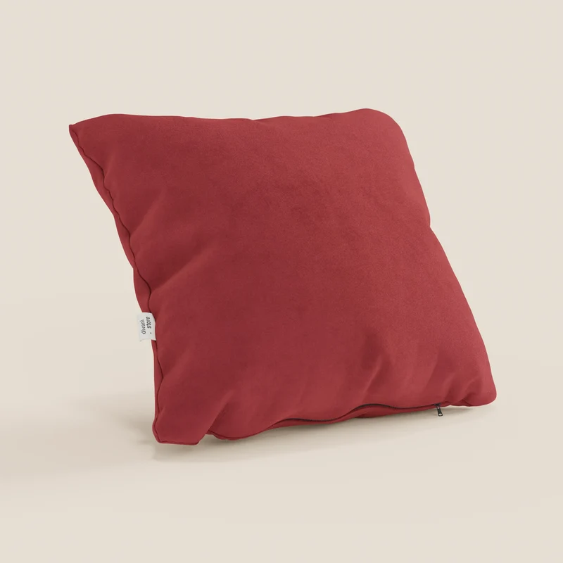 Coussin Jazz disponible en plusieurs couleurs, fabriqué en microfibre technique détachable T11 rouge
