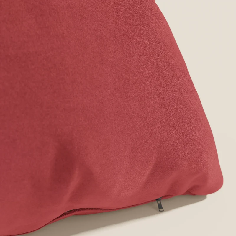 Coussin Jazz disponible en plusieurs couleurs, fabriqué en microfibre technique détachable T11 rouge