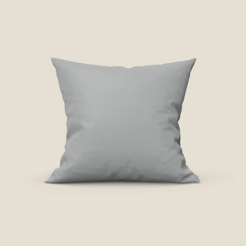 Coussin Florida disponible en plusieurs couleurs, fabriqué en simili cuir résistant et imperméable T04 gris clair