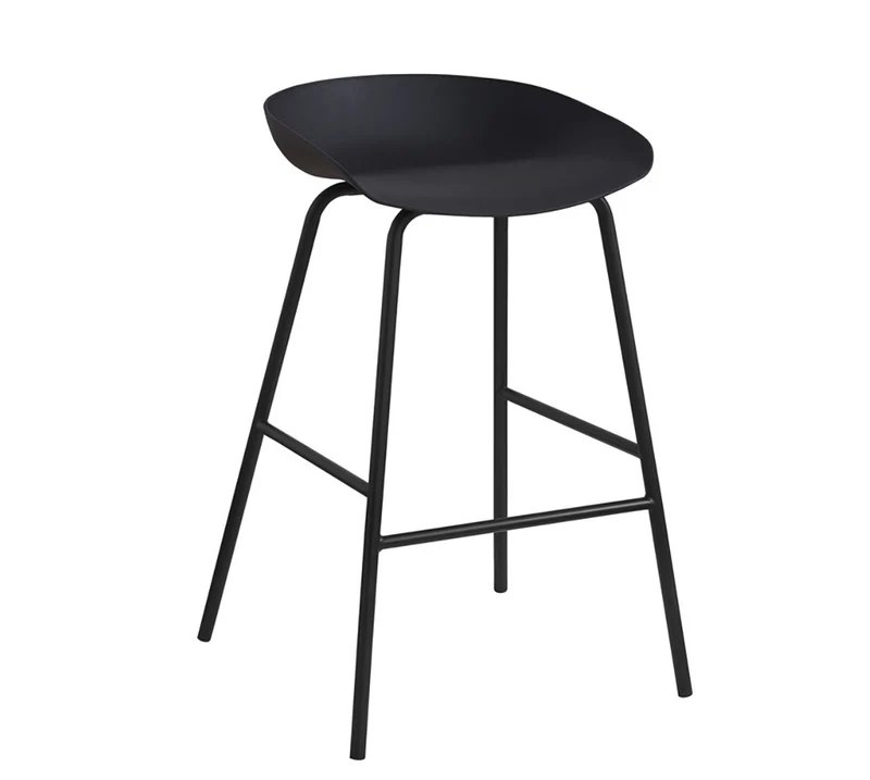 Chaise de comptoir Anna Noir