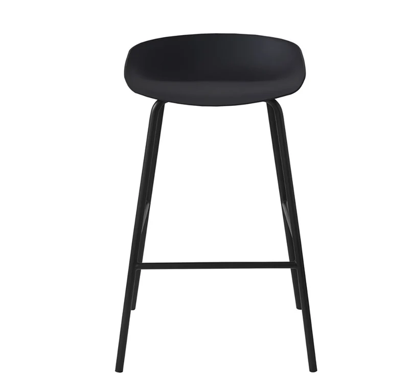 Chaise de comptoir Anna Noir